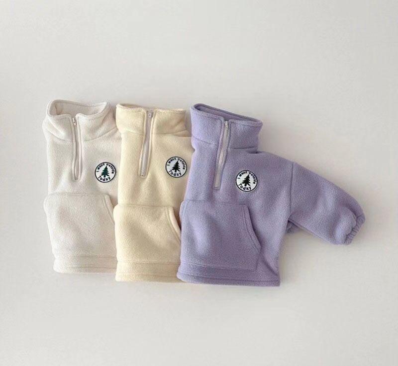 Product Introduction of Quần Áo Trẻ Em Trẻ Sơ Sinh Phong Cách Instagram Hàn Quốc, Lót Lông Cừu, Bộ Đồ Thời Trang Dày Dặn, Áo Len Cao Cổ Cho Mùa Thu Và Mùa Đông Của Trẻ Em, Quần Hai Mảnh 12
