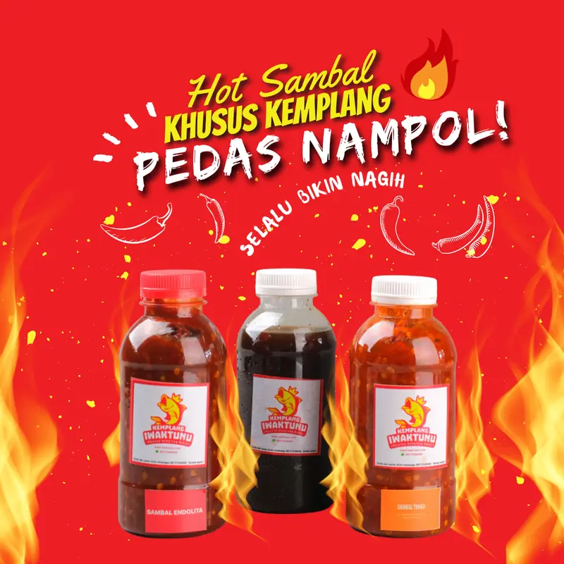 Iwaktunu Sambel Cocolan Kemplang Manis Pedas Sambal Asin Saus Saos 0