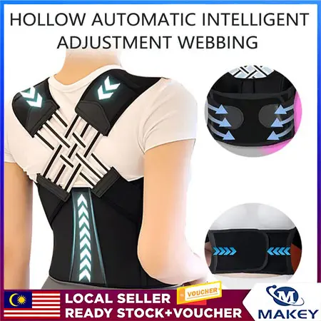 Malaysia  Back Support Belt Back Posture Corrector Back Lumbar Support Posture Corrector Belt Adjustable Posture Corrector Back Brace