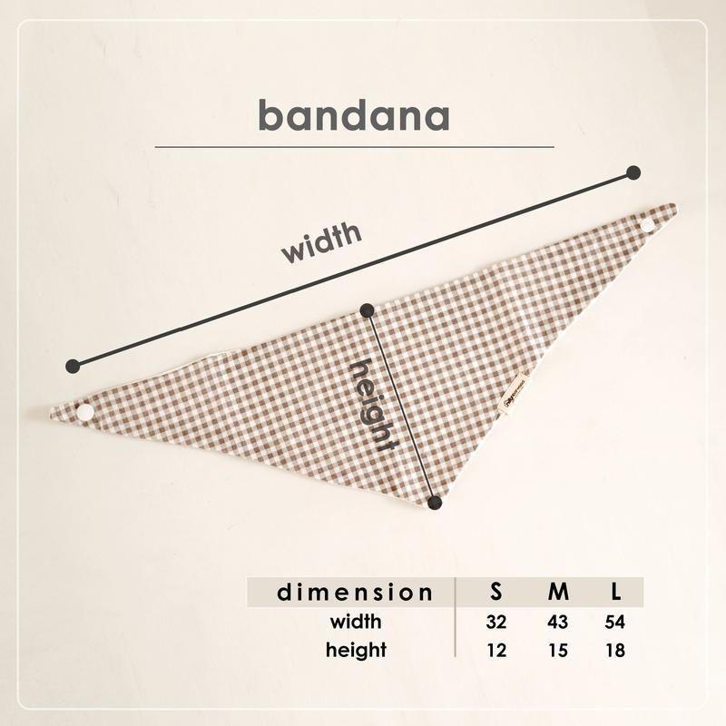 Neighborwood Pet Bandana / scarf / bib / syal aksesoris hewan anjing kucing 1