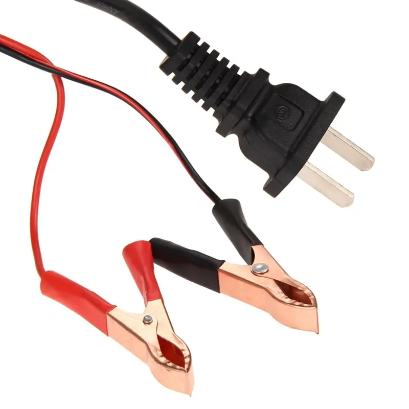 【MonQIQI】Charger Aki Portable 12V 2A Motor Mobil Charger Aki Motor Kering Dan Basah LED Indikator car kabel 5