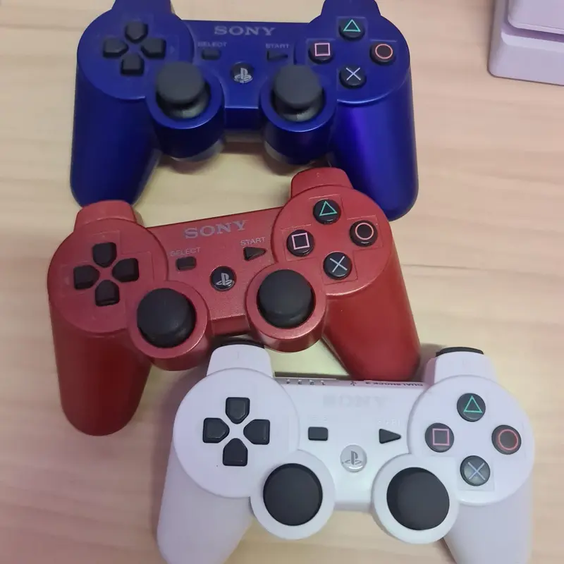 [Harga Special] STICK PS3 / Stick PS3 OP Getar Biru Hitam [COD] Merah Putih Wireless  Accessories 1