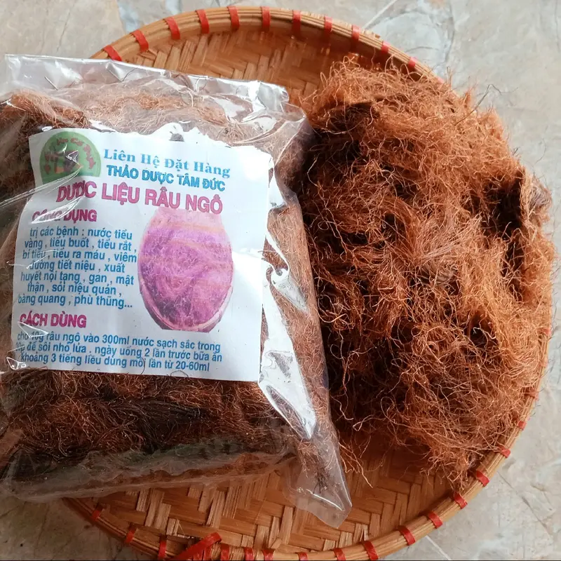 1kg râu ngô râu bắp sấy khô Hữu cơ Food 1