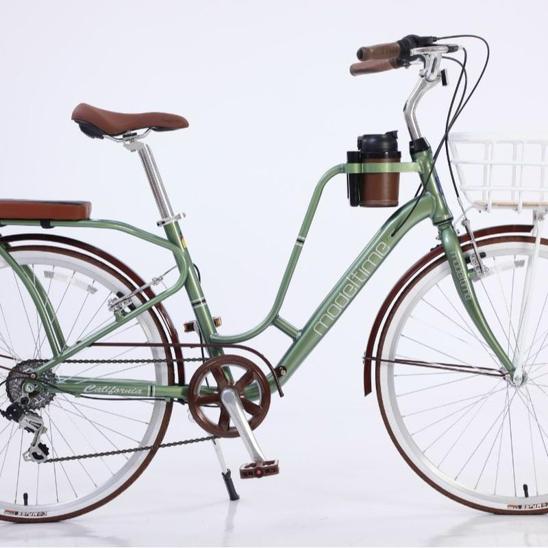 Xe Đạp Nữ California Model time Cacao và Brave Will khung nhôm cao cấp size 26- HÀNG NHẬP KHẨU CHÍNH HÃNG