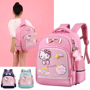 Hello Kitty Tas Sekolah Anak anak TK SD  Ransel Wanita  Tas Punggung Perempuan Smp Fashion tasanak