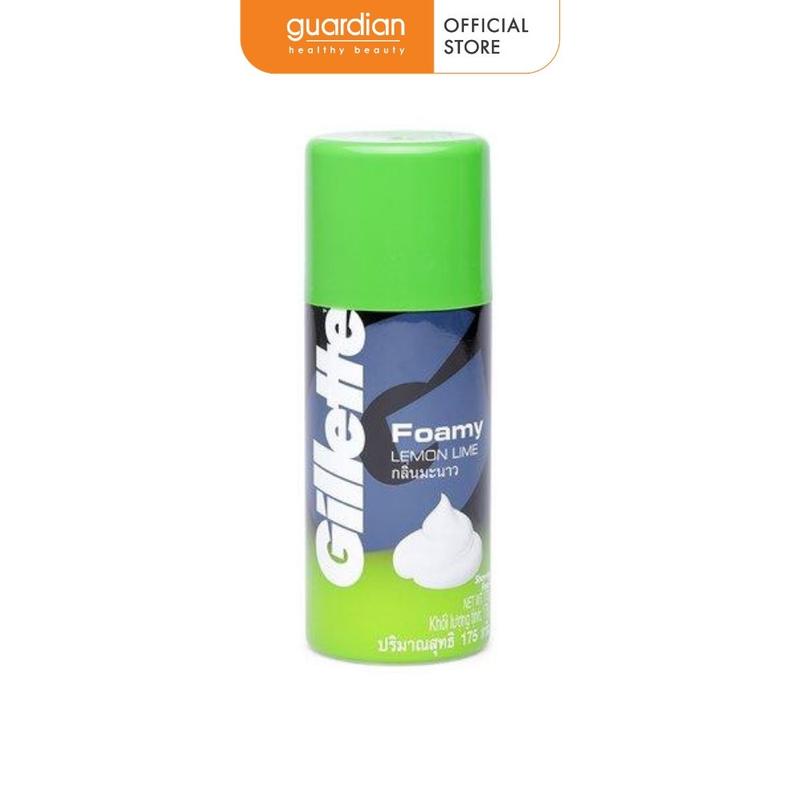 Bọt cạo râu Gillette Foamy Hương Chanh - 175g