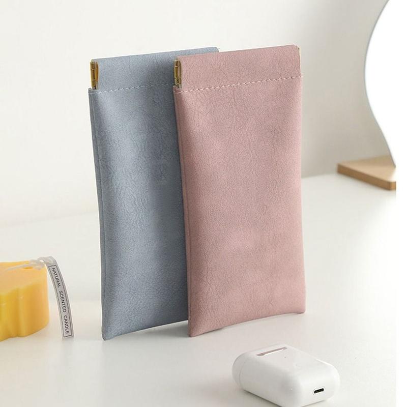 Product Introduction of Eyewear Storage Bag Simple Automatic Closed Glasses Protective Cove Male Female Sunglasses Pouch Eyewear Protector Case Eye Glasses Holder Leather Glasses Case 10