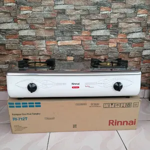 Kompor Gas  Rinnai  2 Tungku Api Turbo RI 712 T