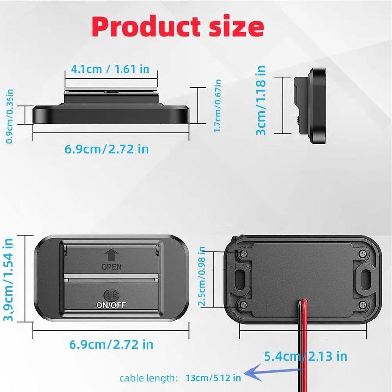 Product Introduction of Quick Charge PD Type C Dual USB Ports Car Bus Charger Socket Adapter 12V/24V USB Power Panel F7C2 47