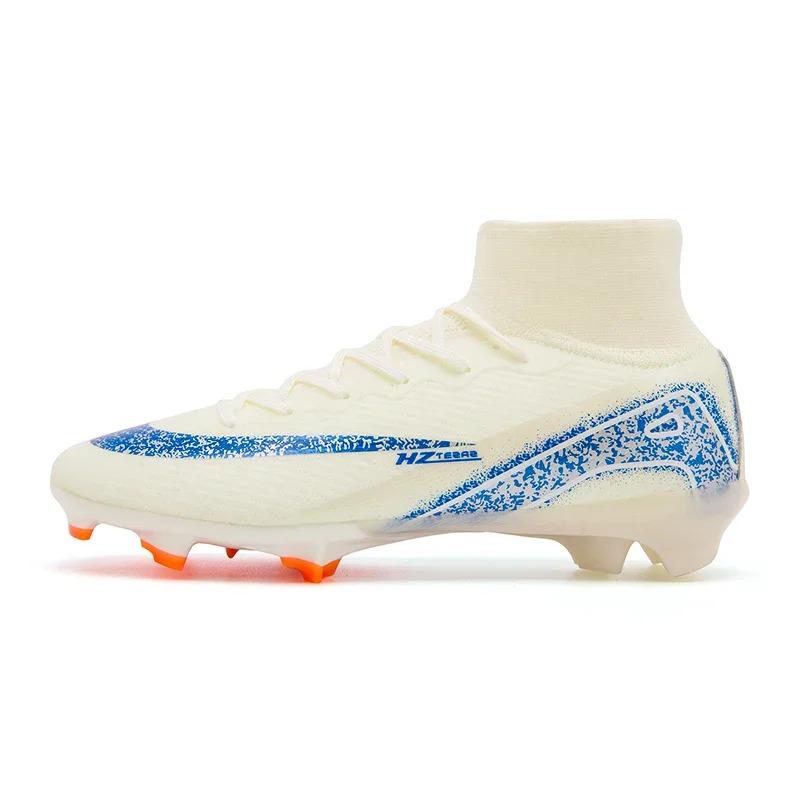 Men Football Boots, High Quality Soccer Shoes, Ultralight FG/TF Soccer Cleats, High Top Grass Training Football Boots, 2025 New 6