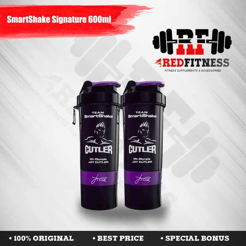 Botol Shaker Smartshake Signature 600ml / Tumbler Jay Cutler Smart Shake 0