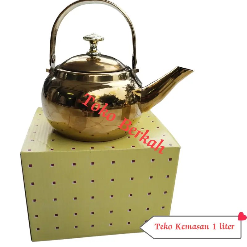 Teko oleh oleh haji dan umroh termos tempat teh panas  dan zam zam Stenlis Tea 6