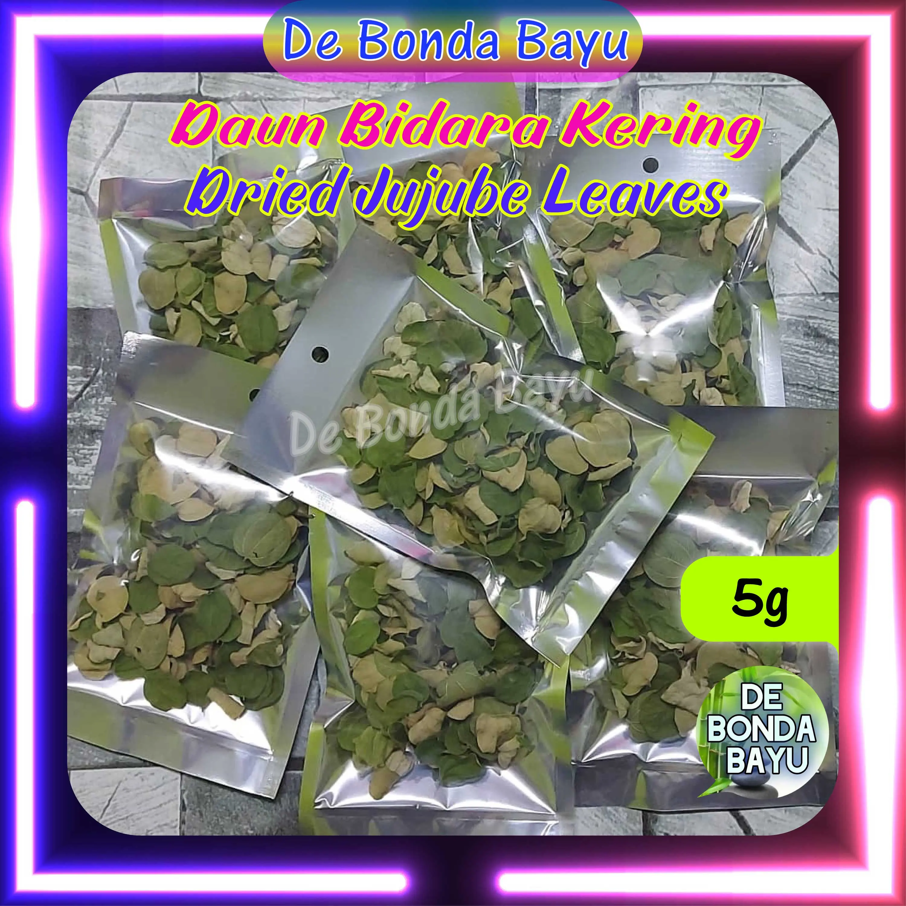 Daun Bidara Kering (5g) | Dried Jujube Leaves Cooking Food