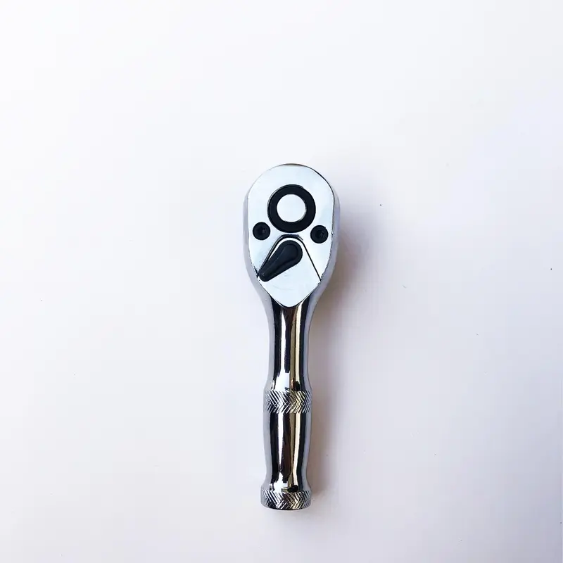 1/4 Inch Short Handle Quick Release Wrench, Portable 72-tooth Ratchet Wrench, Multipurpose Hand Tool for Home & Office 0