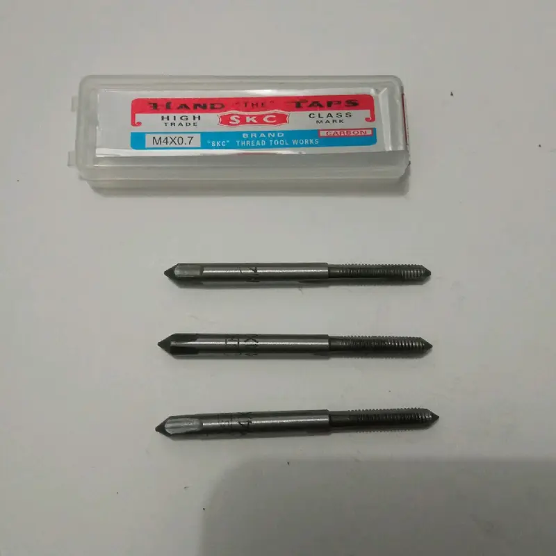 hand tap skc alat pembuat drat/ulir 1 set isi 3pcs berkualitas top 6