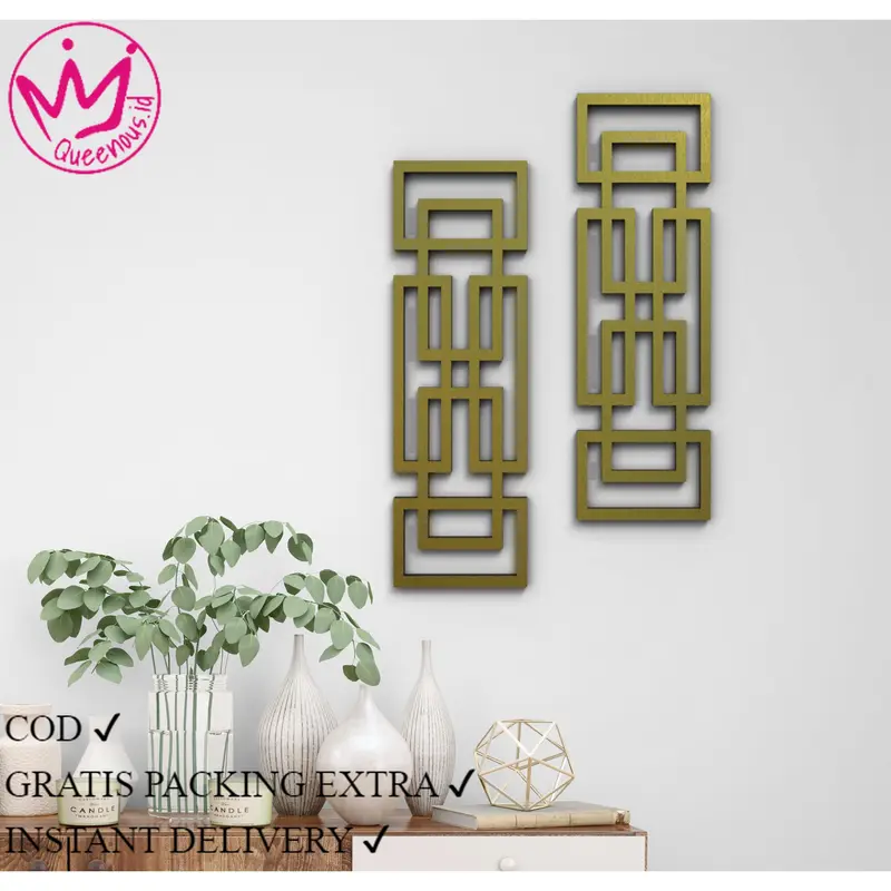 wall decoration akrilik laser cutting minimalis/ hiasan dinding/ seni menghias dinding/ dekorasi rumah/cafe/butiK/RESTO 2