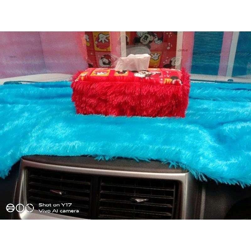 Karpet Bulu Dashboard Mobil Universal (Bulu Rasfur) Car 1