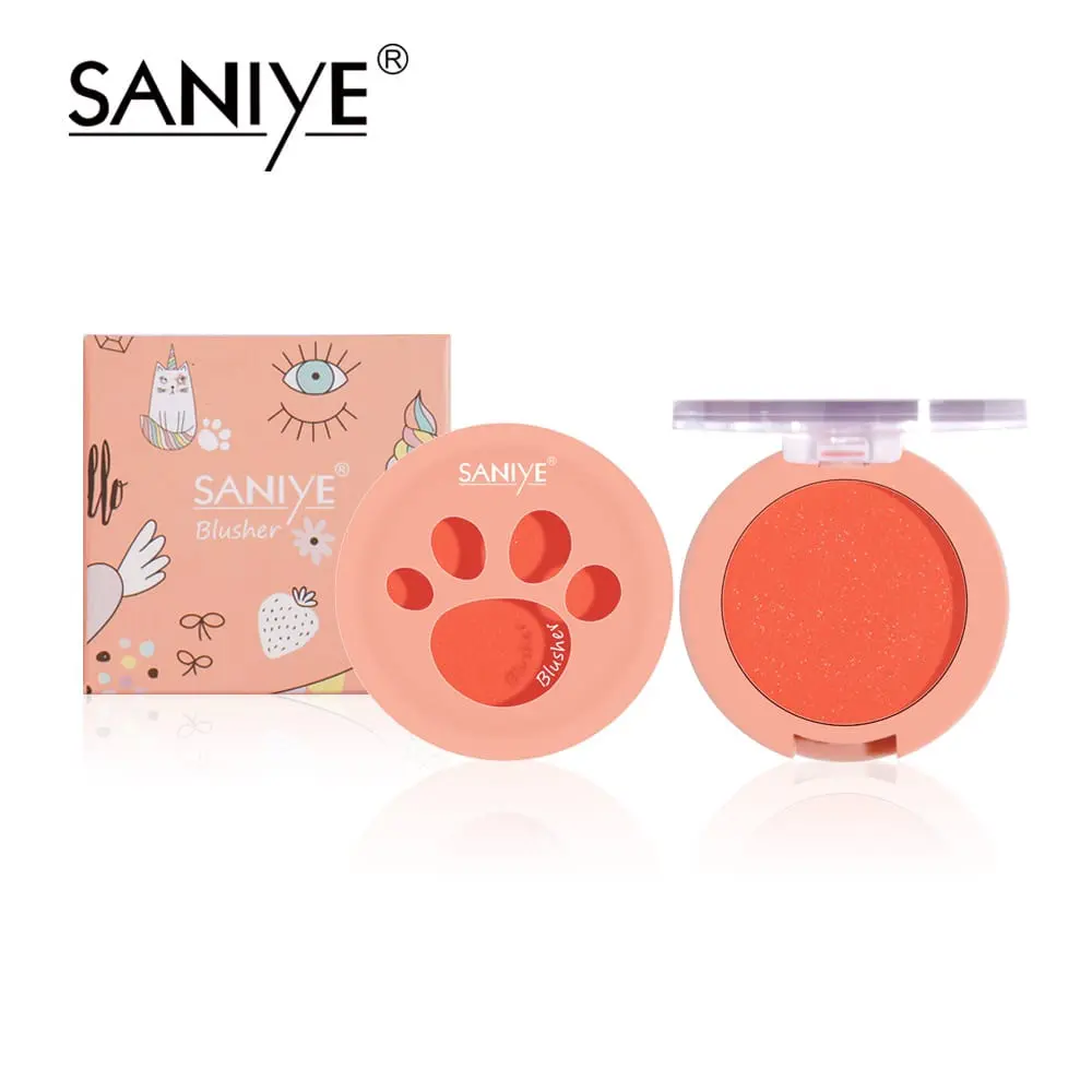 Blush On Palette Cat Blush Powder make up wajah - [SANIYE]