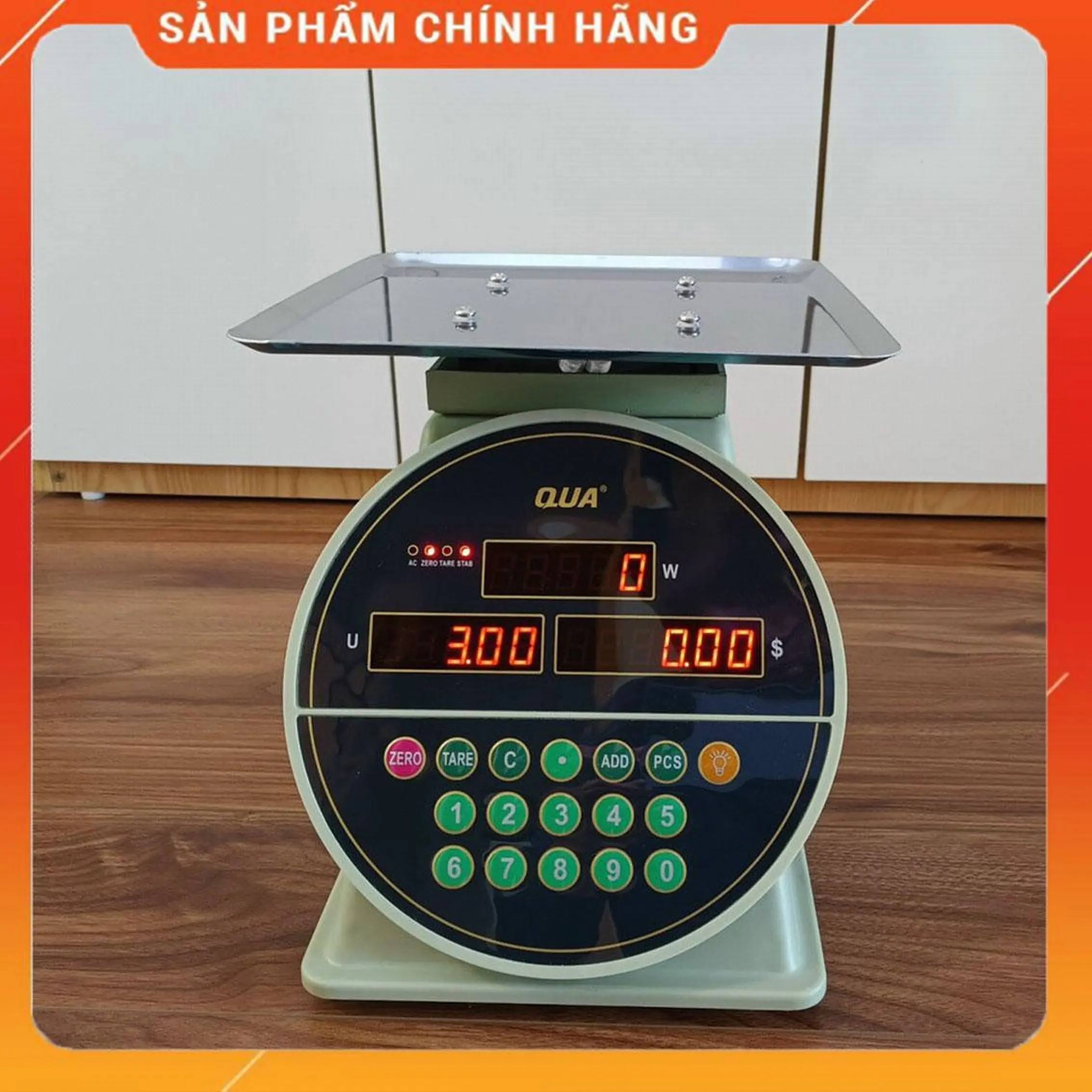 Cân Tính Tiền Điện Tử 60kg - QUA Q1 Chống Nước