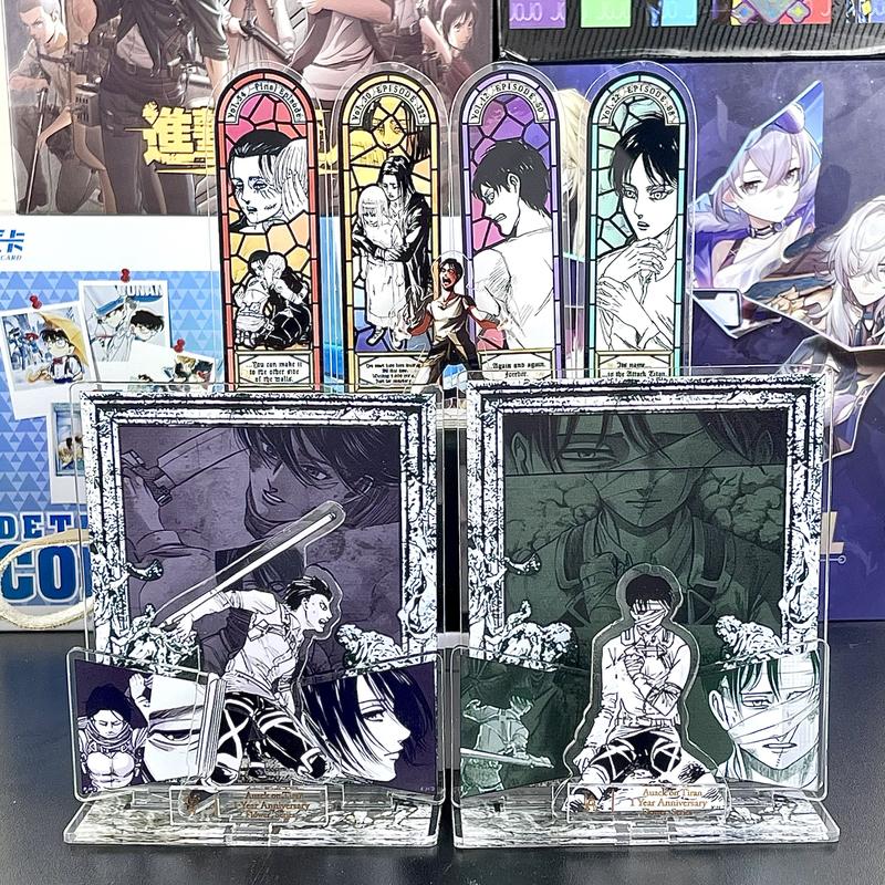 Mô hình mica standee Attaċk On Titaṇ ver DIORAMA Đại chiến Titan in hình anime chibi trang trí trưng bày đẹp 