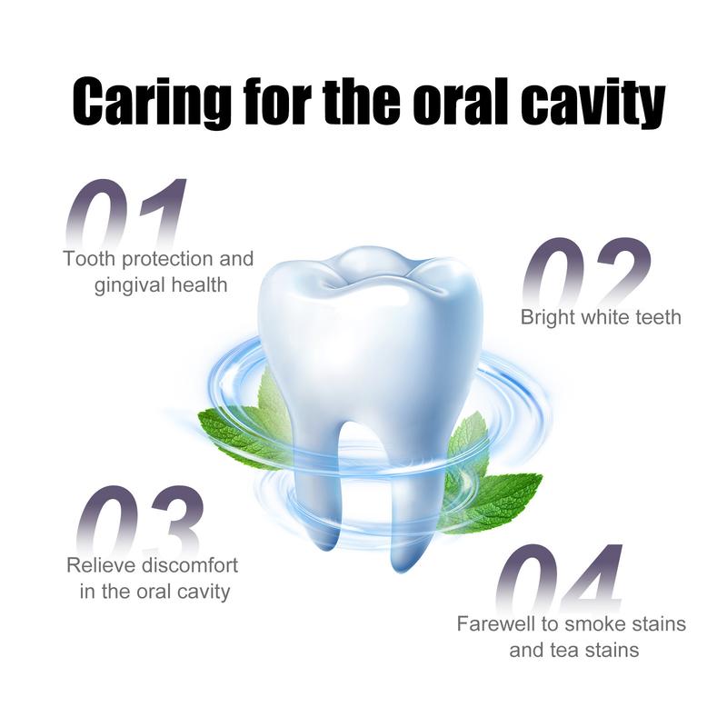 Product Introduction of Jaysuing V34 purple toothpaste whitens teeth, cleans oral odor, stains, whitens teeth, and cares for your teeth 5