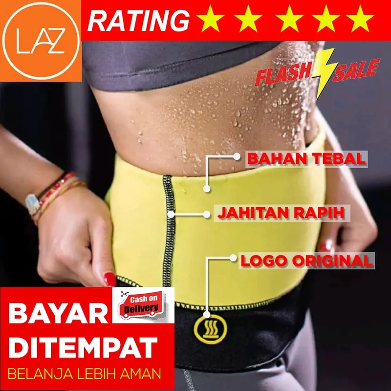 HOT SHAPERS SLIM WAIST KORSET PERUT BAKAR LEMAK PELANGSING SPORT PRIA ATAU WANITA 0