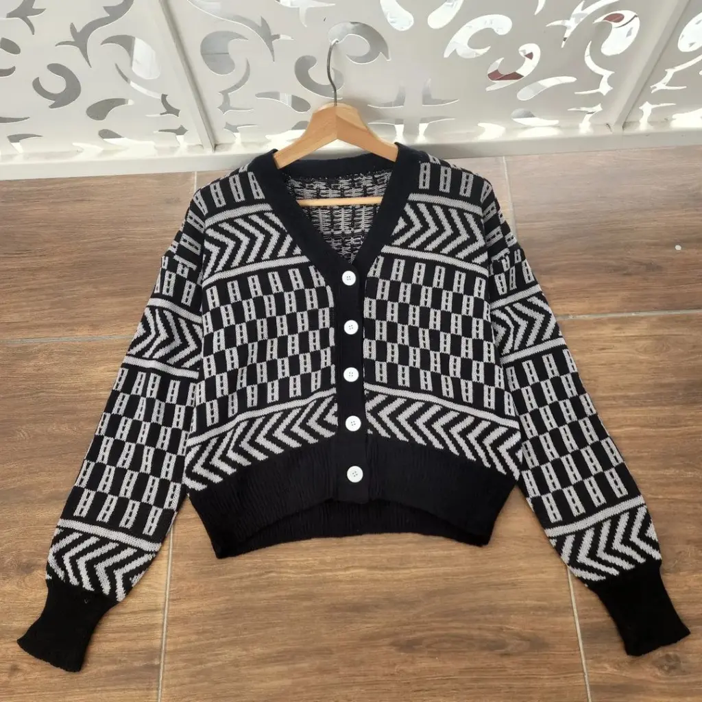 KNITZEN Cardigan Rajut Wanita Arrow