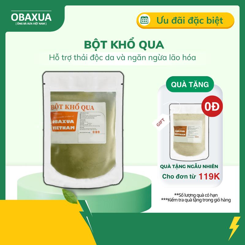 Bột khổ qua Obaxua 75Gr, 250Gr - Mặt Nạ Bột Đắp Mặt Dưỡng Da Mặt và Body