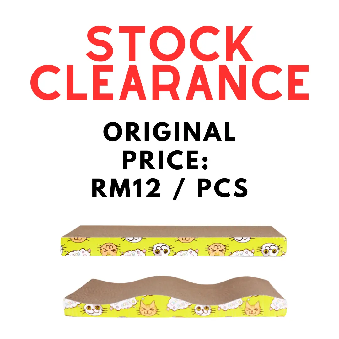 [ Clearance ] Cat Scratcher Board Murah