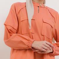 Gambar MFMW Lolo Midi Dress Gamis Orange - S dari MFMW Shop Kota Bandung 2 Tokopedia