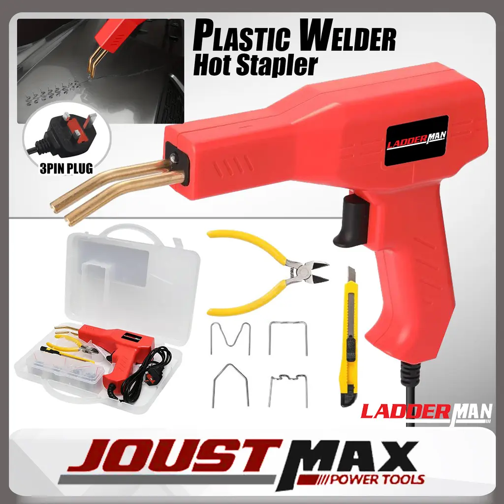 50w Plastic Welding Gun Hot Stapler Plastic Welder Heat Gun Soldering Bumper Repair Tool Plastic Bumper Soldering Iron