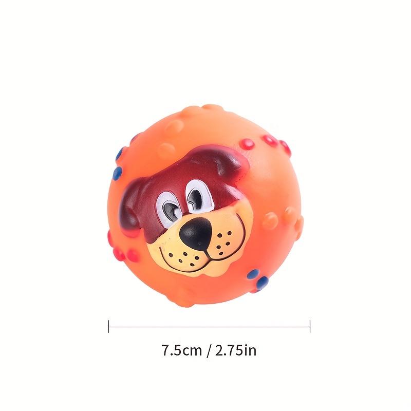Product Introduction of Dog Ball, Cute Pet Puppy Face Ball, Teeth Grinding And Throwing Training Soft Squeak Toy 7