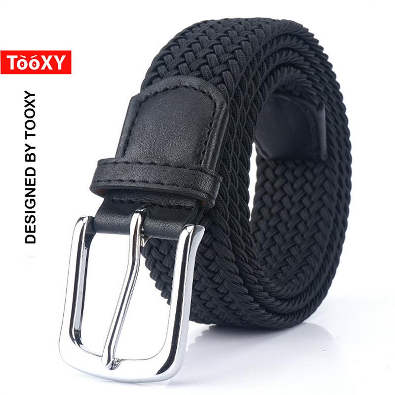 Thắt Lưng Vải canvas Co Giãn Không Đục Lỗ Phối Khóa Kim Phong Cách Hàn Quốc Cho Nam Và Nữ TL35