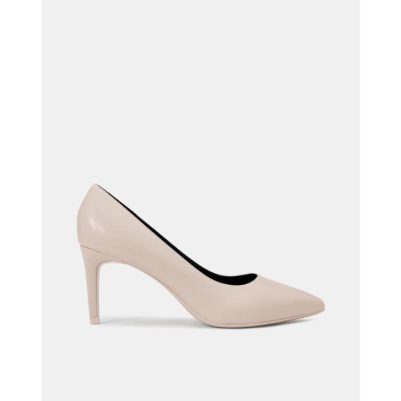 JUNO Giày Cao Gót Pump Mũi Nhọn Gót Thanh - CG07151