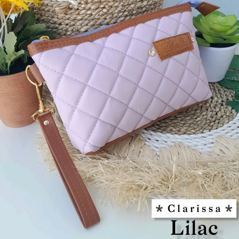 POUCH CLARISSA BORDIR dapat Tali pendek 7