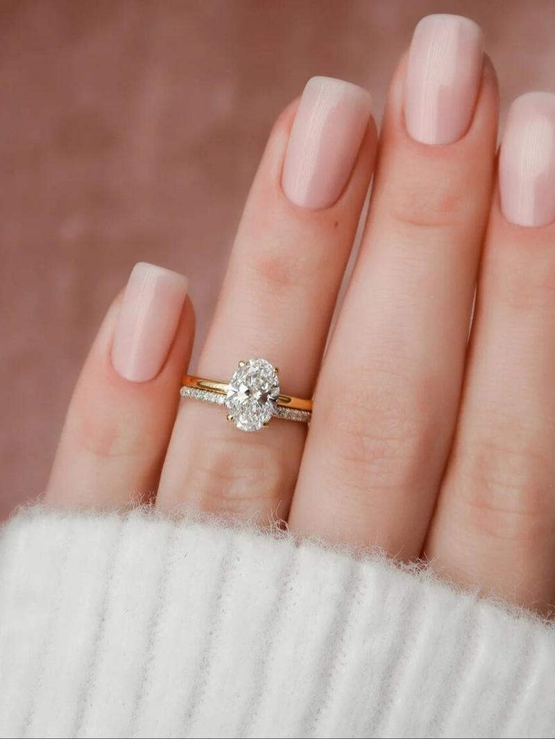 Product Introduction of Women's Elegant Minimalist Ring, Trendy Exquisite Engagement Ring, Chic Gorgeous Jewelry As Gift for Girlfriend 2