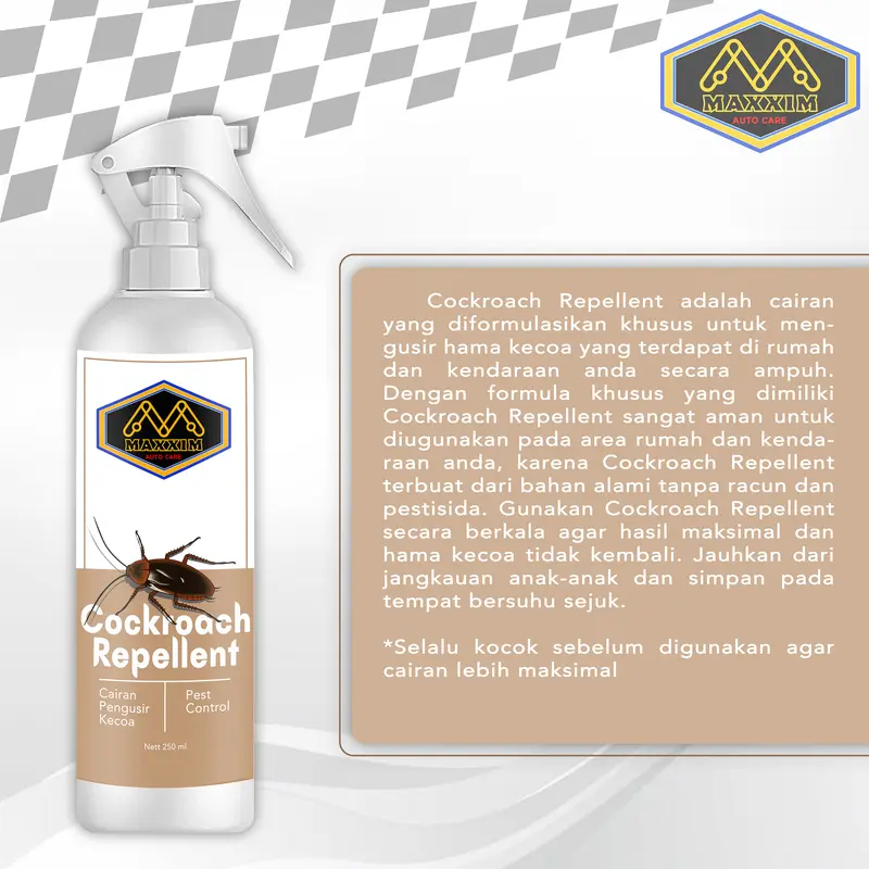 Pengusir Kecoa Mobil Toilet Pembasmi Kecoa Pembunuh Kecoa By Maxxim 5