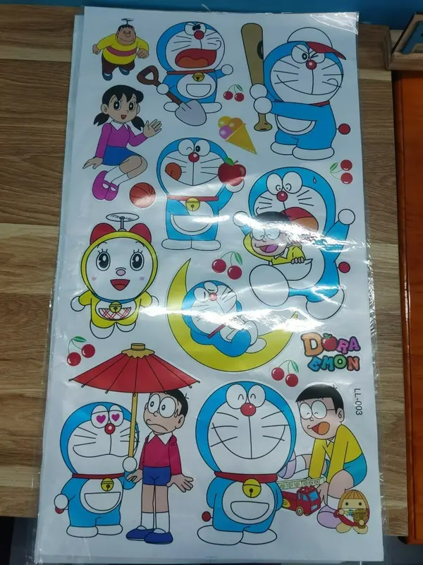 Decor hình dán công chúa, hình dán kitty, hình dán siêu nhân cho bé thoả thích sáng tạo trang trí bàn học,tủ quần áo ATD 2