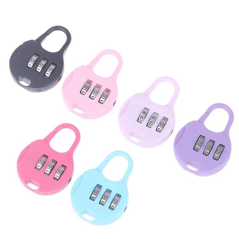 Product Introduction of Portable Plastic Password Combination Lock Backpack Padlock Combination Padlock Padlock 3 Digit Gym Drawer Lock Digit Locks Drawer 13