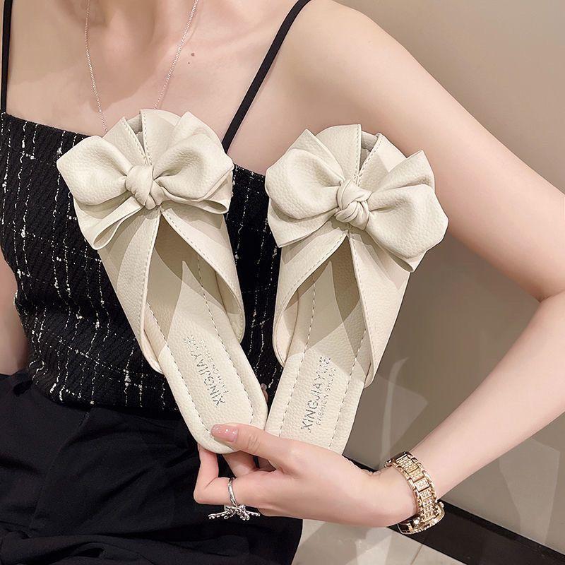 Product Introduction of Dép Nữ, Đế Chống Trượt, Mềm Mại, Có Nơ, Thời Trang, Giày Dép 9