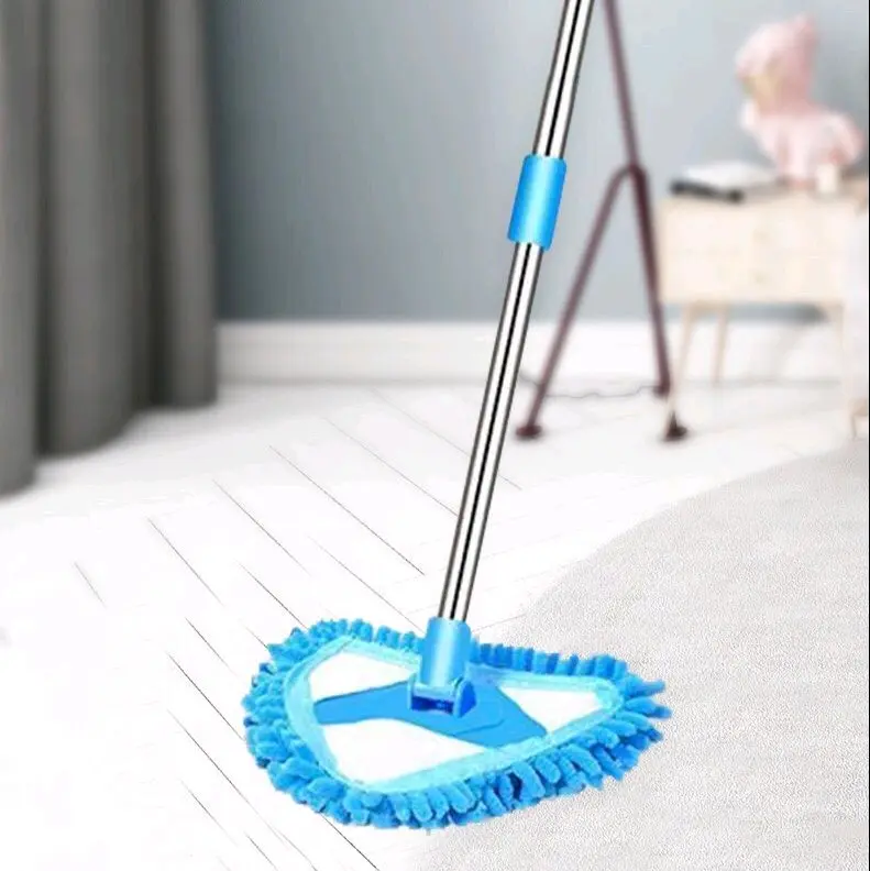 [MS] Alat Pembersih Rumah / Pel Dinding Segitiga Microfiber Serbaguna 4