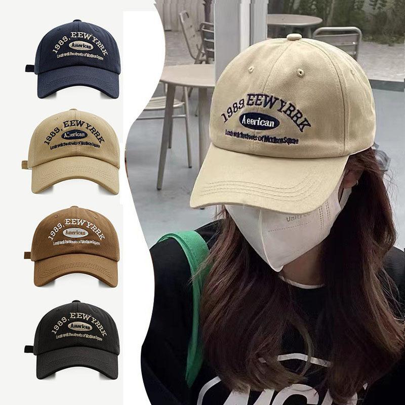 Product Introduction of Men And Woman's Baseball Caps Adjustable Casual Embroidered 1989 New York American Cotton Sun Hats Unisex Solid Color Visor Hats 16