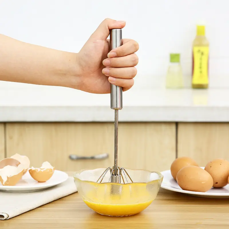 Cây Đánh Trứng Que Đánh Trứng Chất Liệu Inox 304 Không Gỉ Cán Dài 26cm An Toàn Dễ Chùi Rửa Tiện Lợi RIN 7