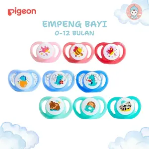 BK Pigeon Minilight Silicone Baby Pacifier Empeng Bayi Dot Komeng Newborn Baby Food Grade BPA Free