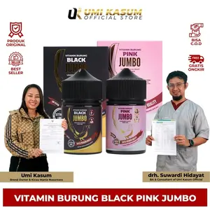 Vitamin Burung Black Pink Umi Kasum untuk Imunitas dan Penggacor Semua Jenis Burung - VIRAL - Official Store