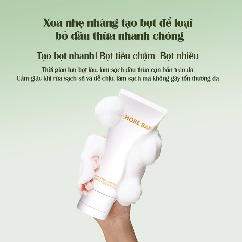 (4 TUÝP) Sữa Rửa Mặt Amino Acid HOBEBAR 50ml - Chăm Sóc Da Mặt, Làm Sạch Sâu, Kiểm Soát Dầu Và Da Nhạy Cảm, Dịu Nhẹ Lành Tính - Skincare sua ruam khô suaruamat su arua midu mỹ phẩm sữa  rửa  mặt  hobe  bar srm hadalabo 2