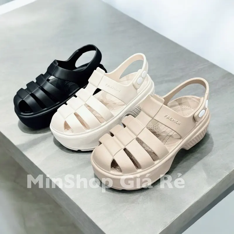 Dép Sandal Đi Học Nữ Chất Eav Nhẹ êm - Đế Cao - DéP, GiàY, Shoes giay  dep xăng  đan 1