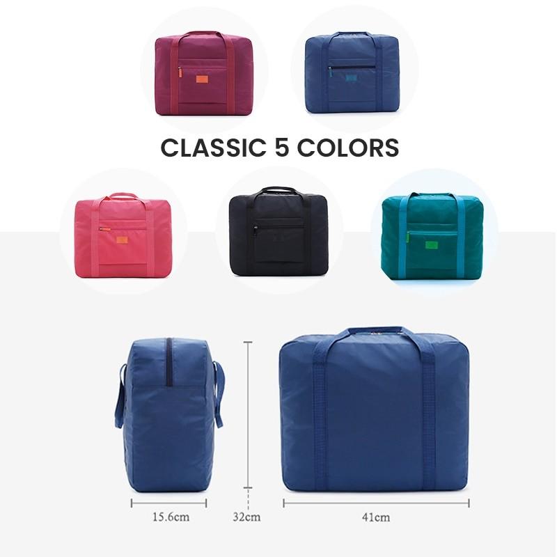 Product Introduction of Lightweight Foldable Travel Duffel Bag Unisex Tote Carry-On Luggage for Weekenders Overnight Stays 0
