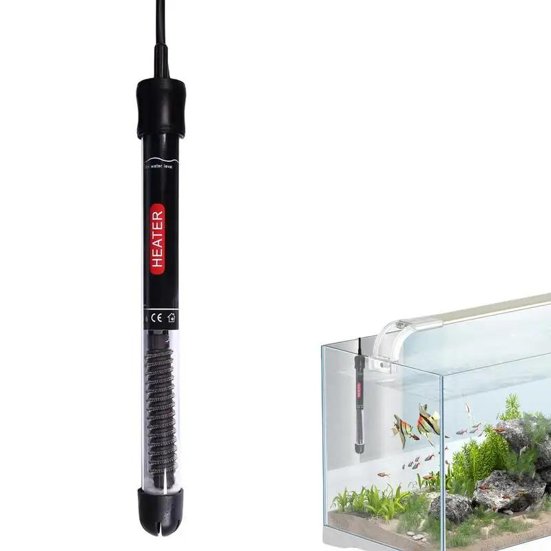 Submersible Aquarium Heater Fish Tank Heating Rod Turtle Tank Thermostat Heater