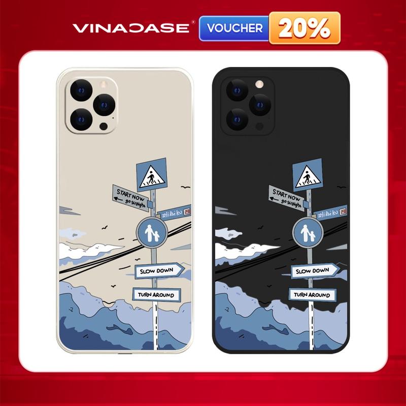  Ốp Lưng Vsmart Cho Joy 3 Joy 4 Active 3 Live 4 Star 3 Star 4 Star 5 Aris TPU Dẻo Đen Hình Bảng Chỉ Đường 